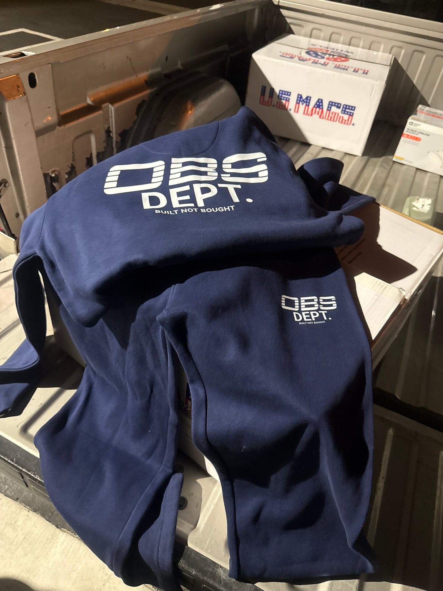 BLUE OBS DEPT SWEATSUIT