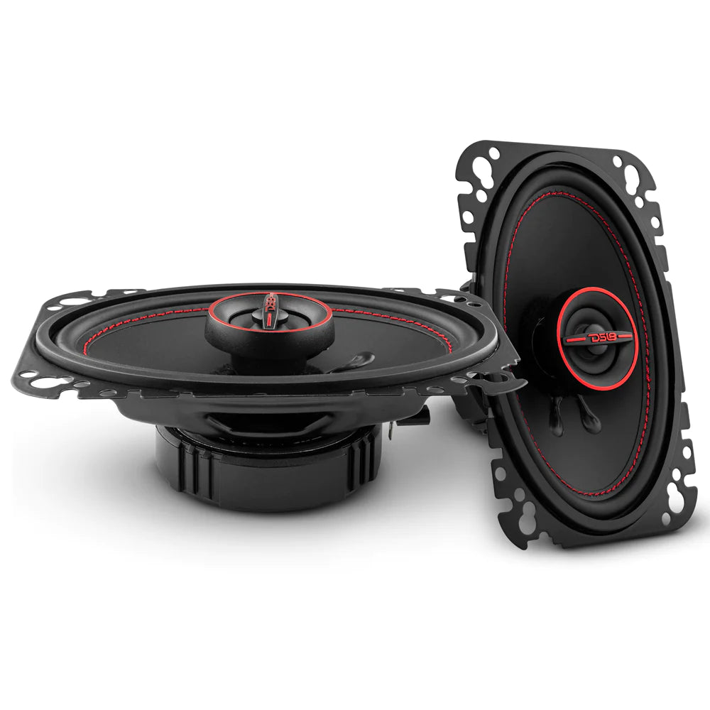 GEN-X 4x6 2-Way Coaxial Speakers 45 Watts Rms 4-Ohm